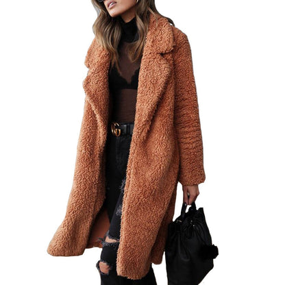 Women's Oversized Collar Sweater Coat