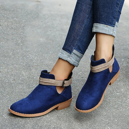 Fashionable Leopard Ankle Boots for Women - Vossary