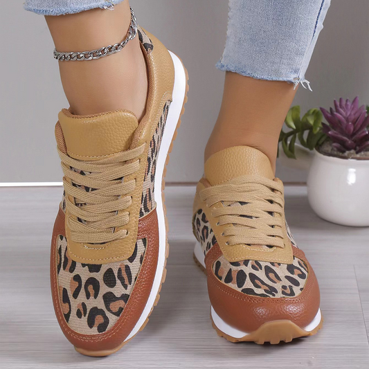 Fashionable Leopard Sneakers for Women - Luxicro