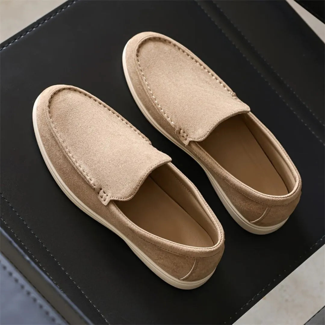 Comfortable Suede Slip On Shoes - EasyApparels