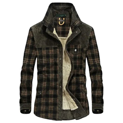 Warm Plaid Fleece Jacket