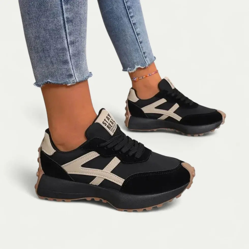 Comfortable Ladies Sneakers - Soft Cushioning