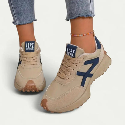 Comfortable Women's Sneakers - Soft Supportive Shoes - Vossary