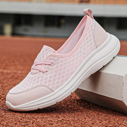 Women's Breathable Sneakers - Soft Slip On Shoes