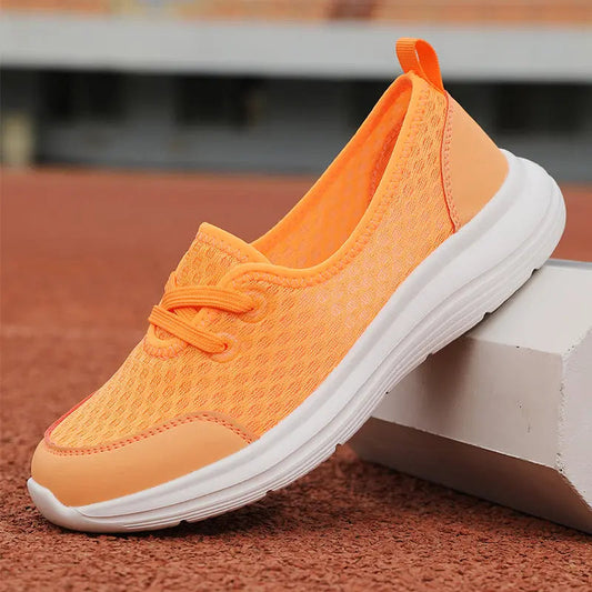 Women's Breathable Slip On Walking Sneakers - Vossary