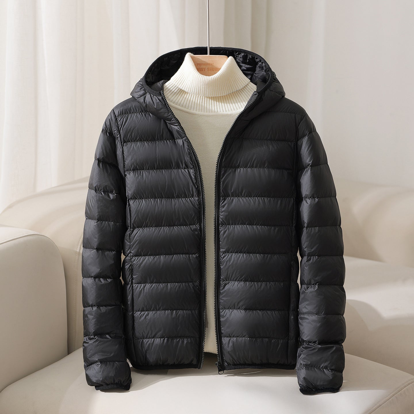 Comfy Quilted Hoodie Jacket