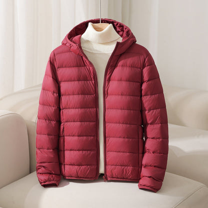 Comfy Quilted Hoodie Jacket