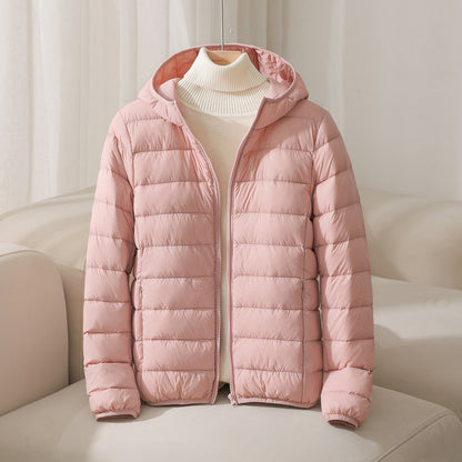 Comfy Quilted Hoodie Jacket