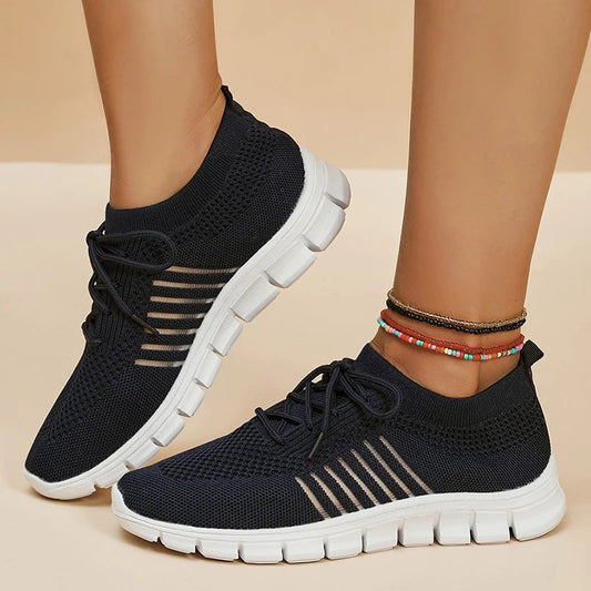 Women's Airy Athletic Shoes - Comfortable & Chic Design - Luxicro