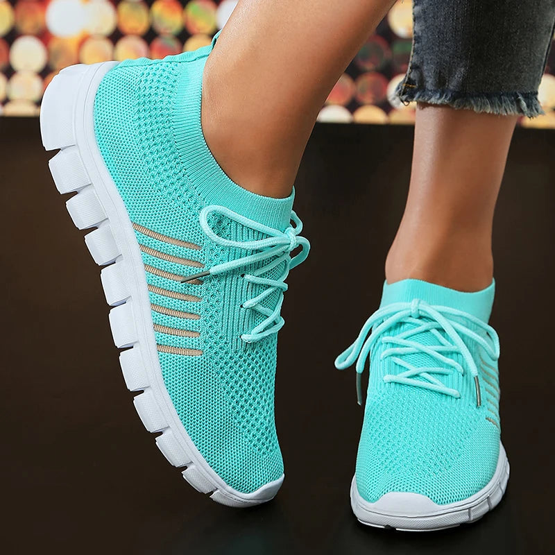 Women's Airy Athletic Shoes - Comfortable & Chic Design