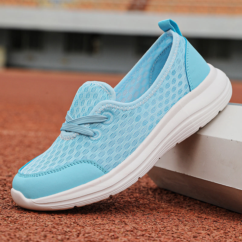 Comfy Women's Slip On Sneakers - Breathable Casual Shoes