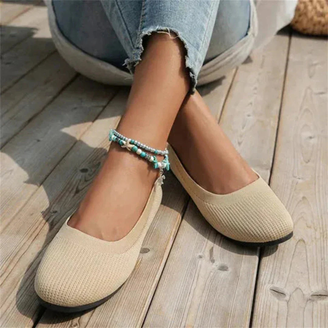 Comfortable Supportive Knit Ballet Shoes