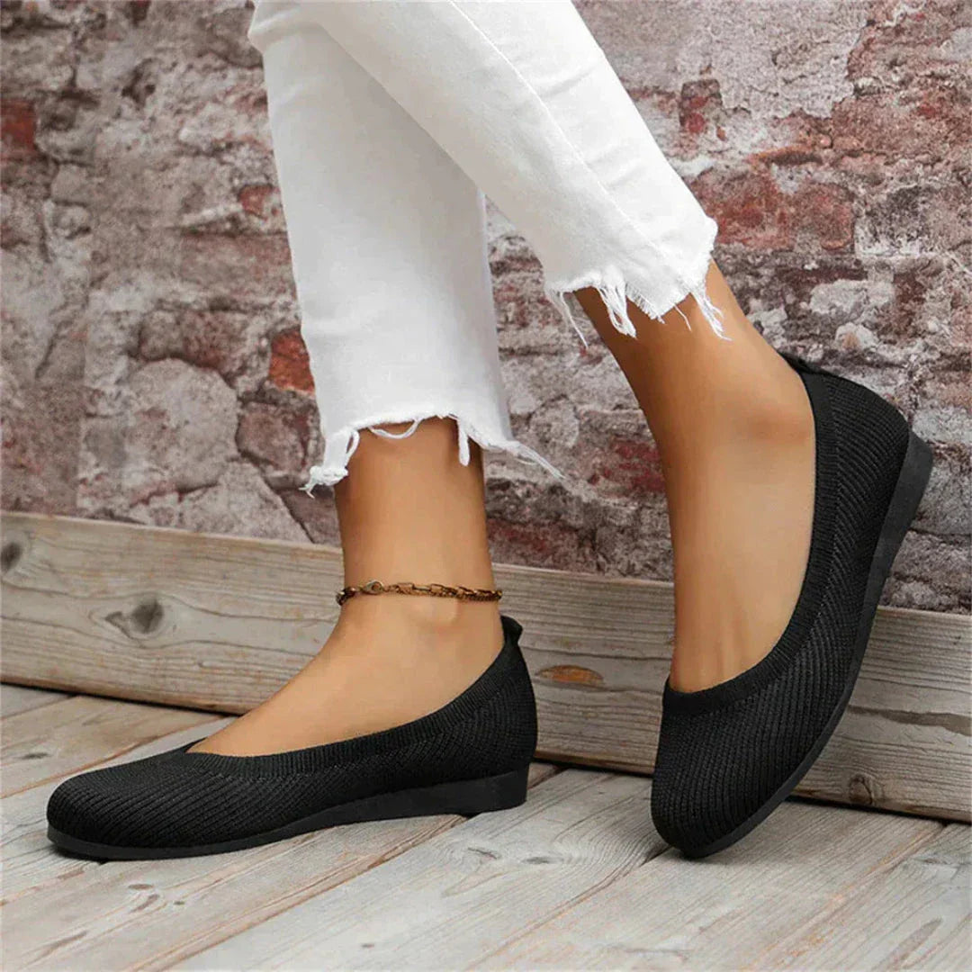Comfortable Supportive Knit Ballet Shoes