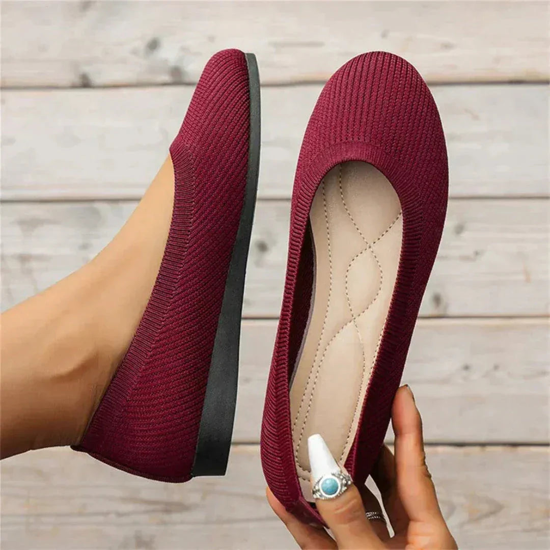 Comfortable Supportive Knit Ballet Shoes