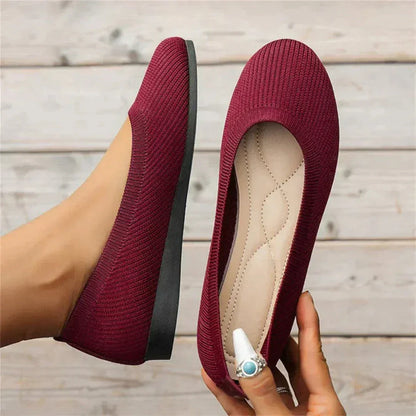Comfortable Supportive Knit Ballet Shoes
