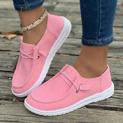 Soft Women's Slip On Shoes Comfortable Rubber Sole