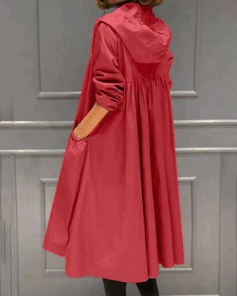 Waterproof Women's Coat - Classic Rain Jacket