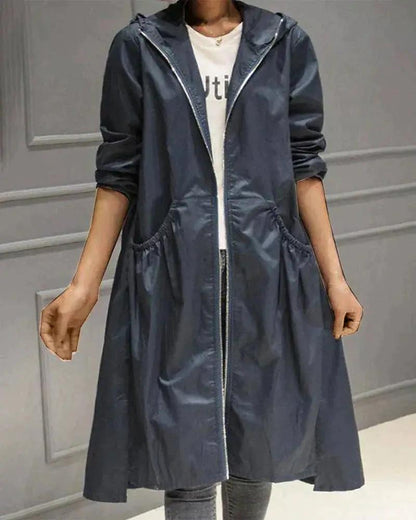 Waterproof Women's Coat - Classic Rain Jacket