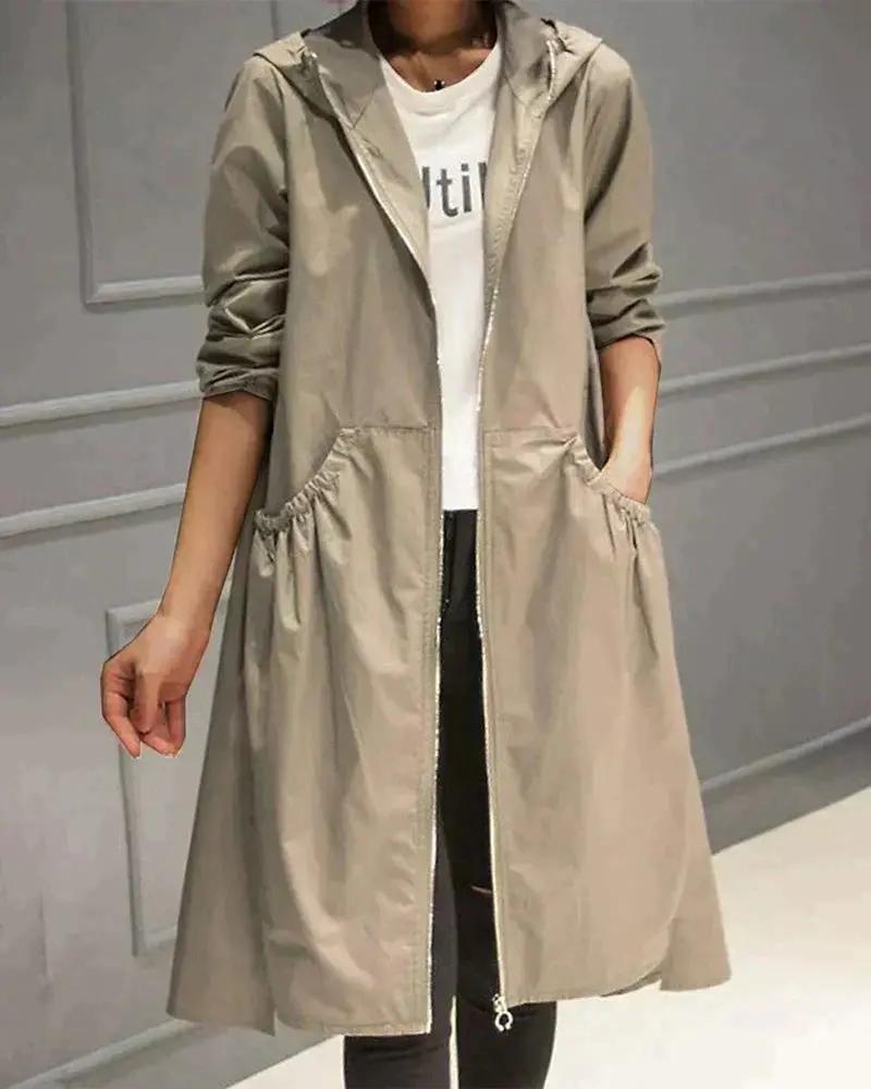 Waterproof Women's Parka Coat - Warm & Rainproof - Vossary