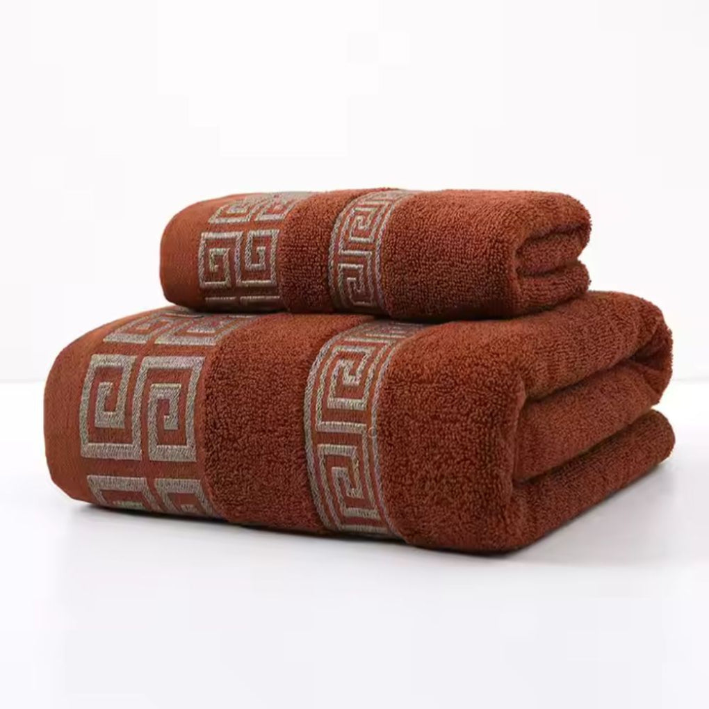 Soft Absorbent Towel Set 2 Piece - Vossary