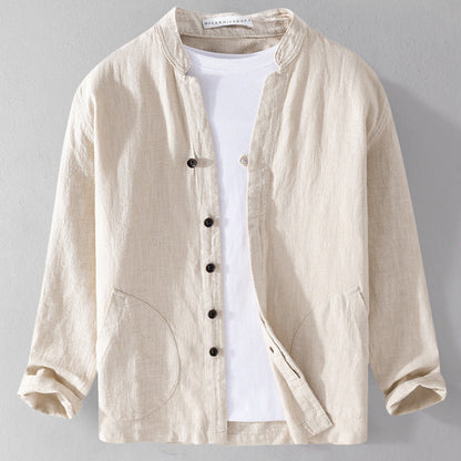 Casual Button Down Jacket with Pocket Details