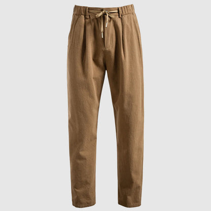 Comfortable Loose Fit Cotton Trousers