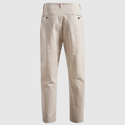 Comfortable Loose Fit Cotton Trousers