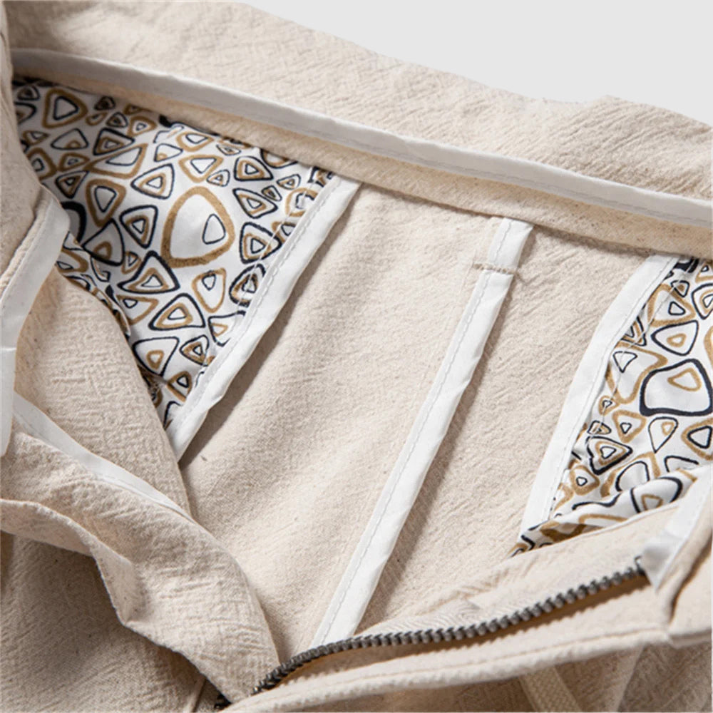Comfortable Loose Fit Cotton Trousers