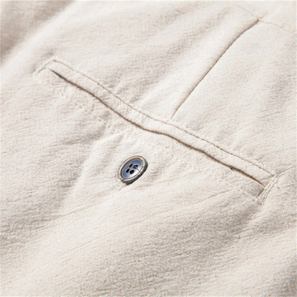 Comfortable Loose Fit Cotton Trousers