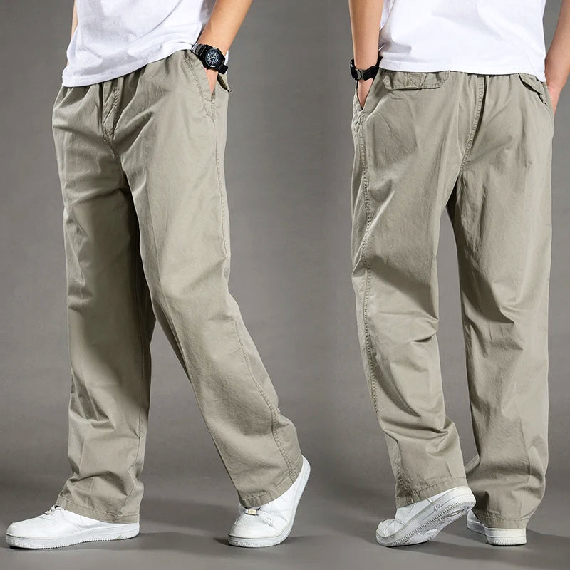 Comfortable Cotton Work Pants - EasyApparels