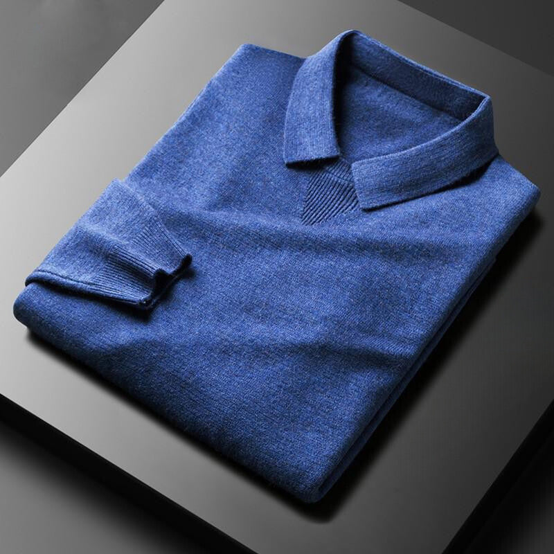 Soft Crew Neck Cashmere Blend Sweater