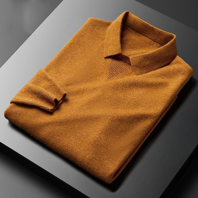 Soft Crew Neck Cashmere Blend Sweater