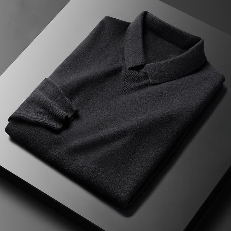 Soft Crew Neck Cashmere Blend Sweater
