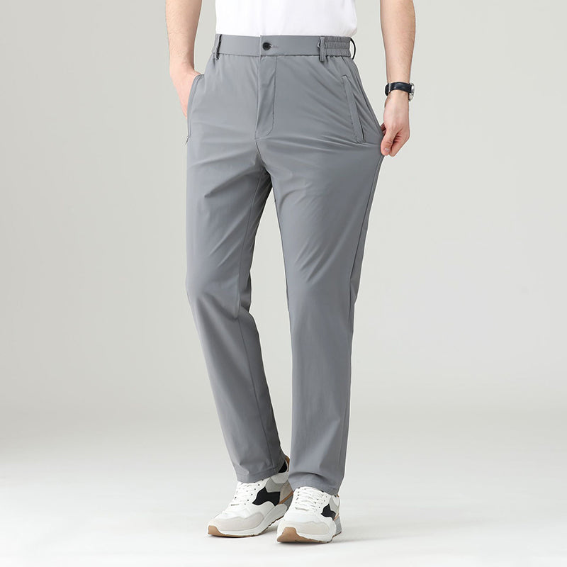 Classic Straight Leg Stretch Trousers - EasyApparels