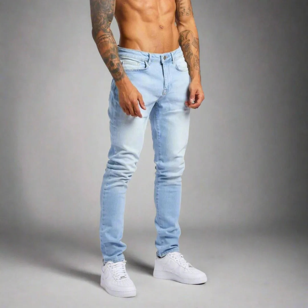 Comfortable Fit Slim Denim Jeans