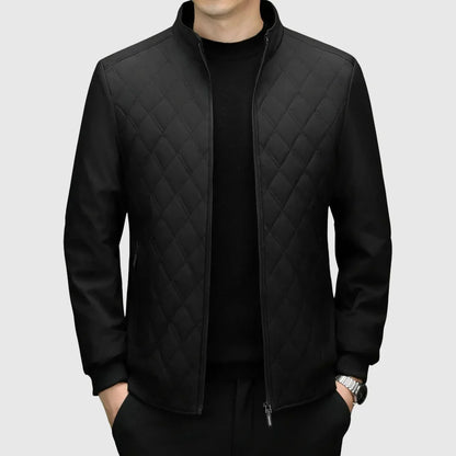Padded Quilted Flight Jacket - Vossary
