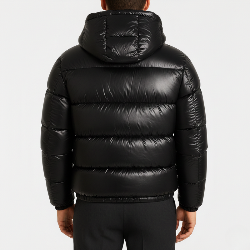 Warm Quilted Puffer Hoodie Jacket