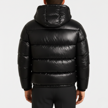 Warm Quilted Puffer Hoodie Jacket