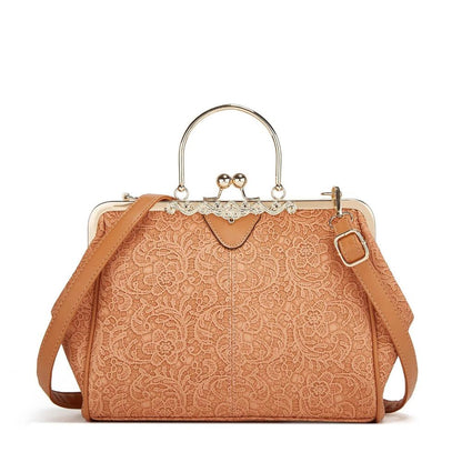 Classic Buckle Leather Shoulder Bag