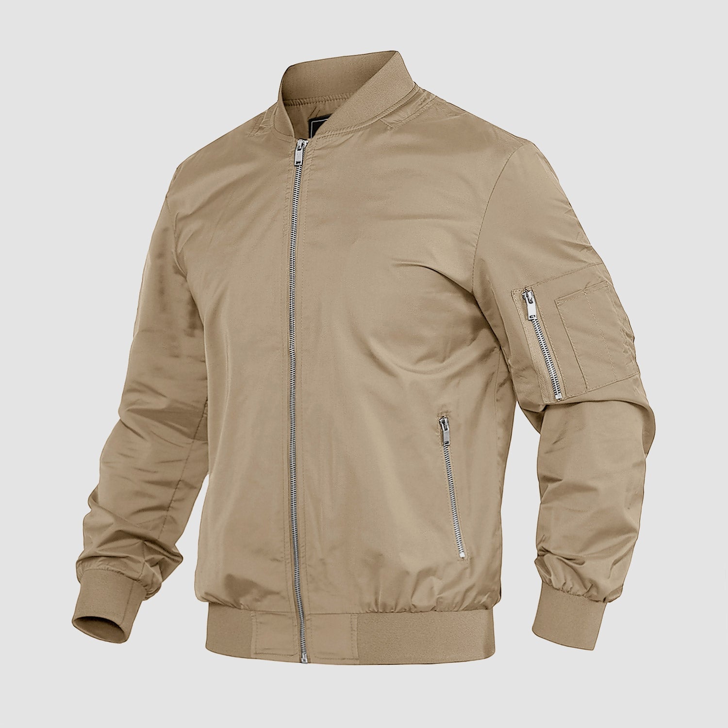 Men's Water Resistant Slim Fit Jacket - EasyApparels