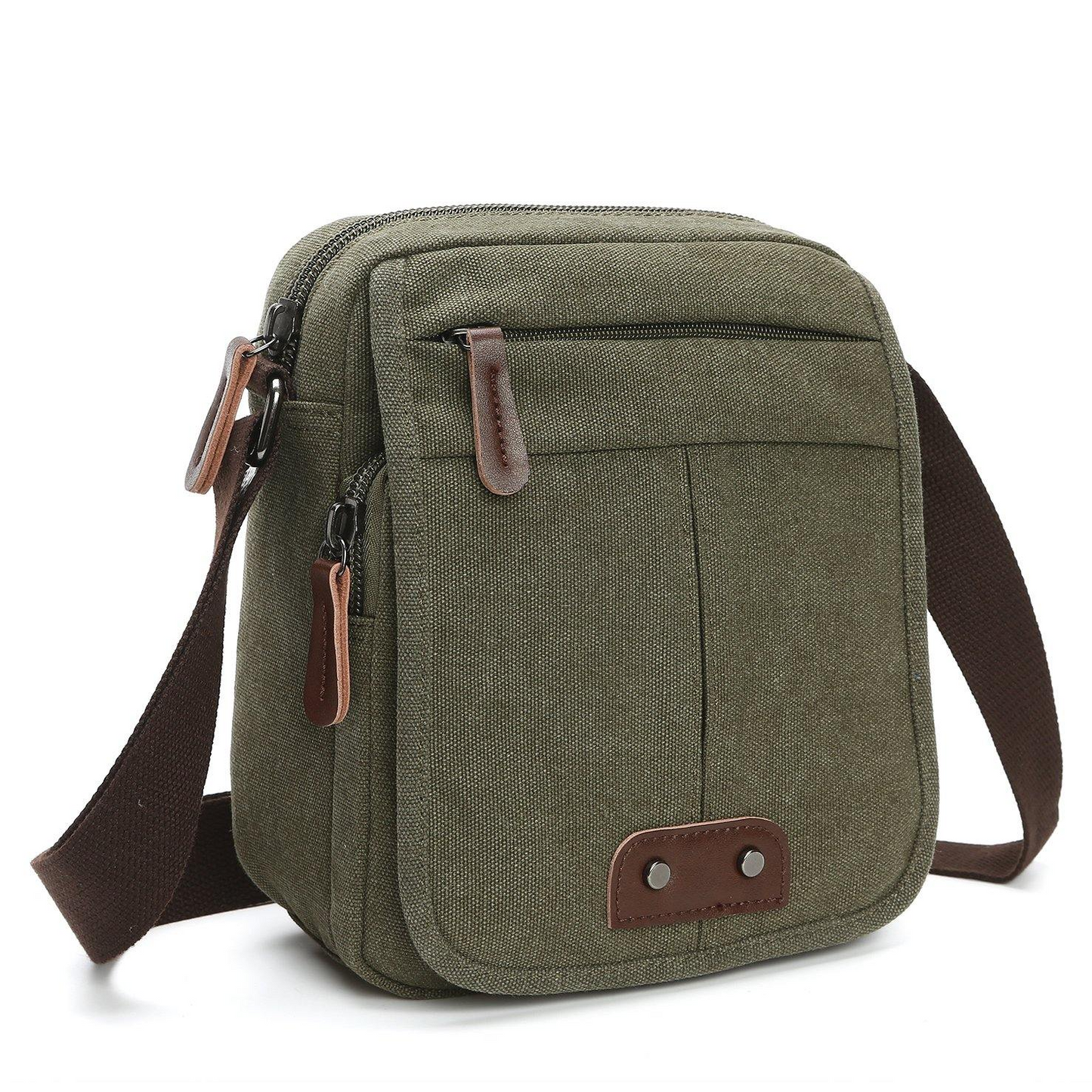 Stylish Cotton Crossbody Bag - Vossary