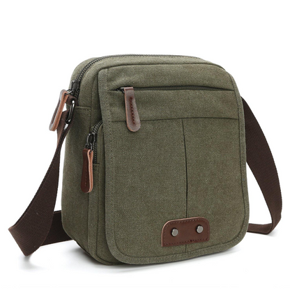 Stylish Cotton Crossbody Bag - Vossary