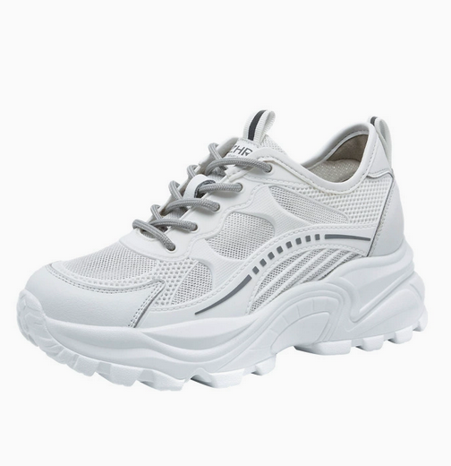 Comfortable Mesh Platform Sneakers for Women - Luxicro