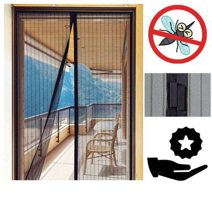Easy Install Magnetic Mesh Screen Door