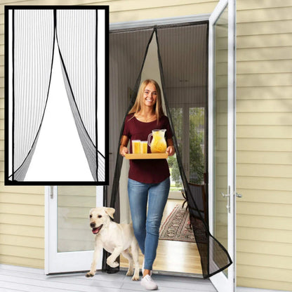 Easy Install Magnetic Mesh Screen Door