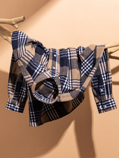 Classic Plaid Cotton Shirt