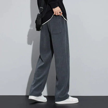 Luxurious Black Velvet Trousers