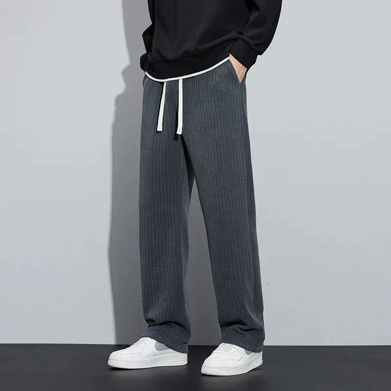 Luxurious Black Velvet Trousers