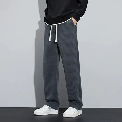 Luxurious Black Velvet Trousers