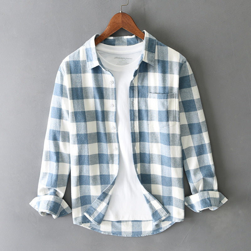 Comfortable Plaid Flannel Shirt for Men - EasyApparels